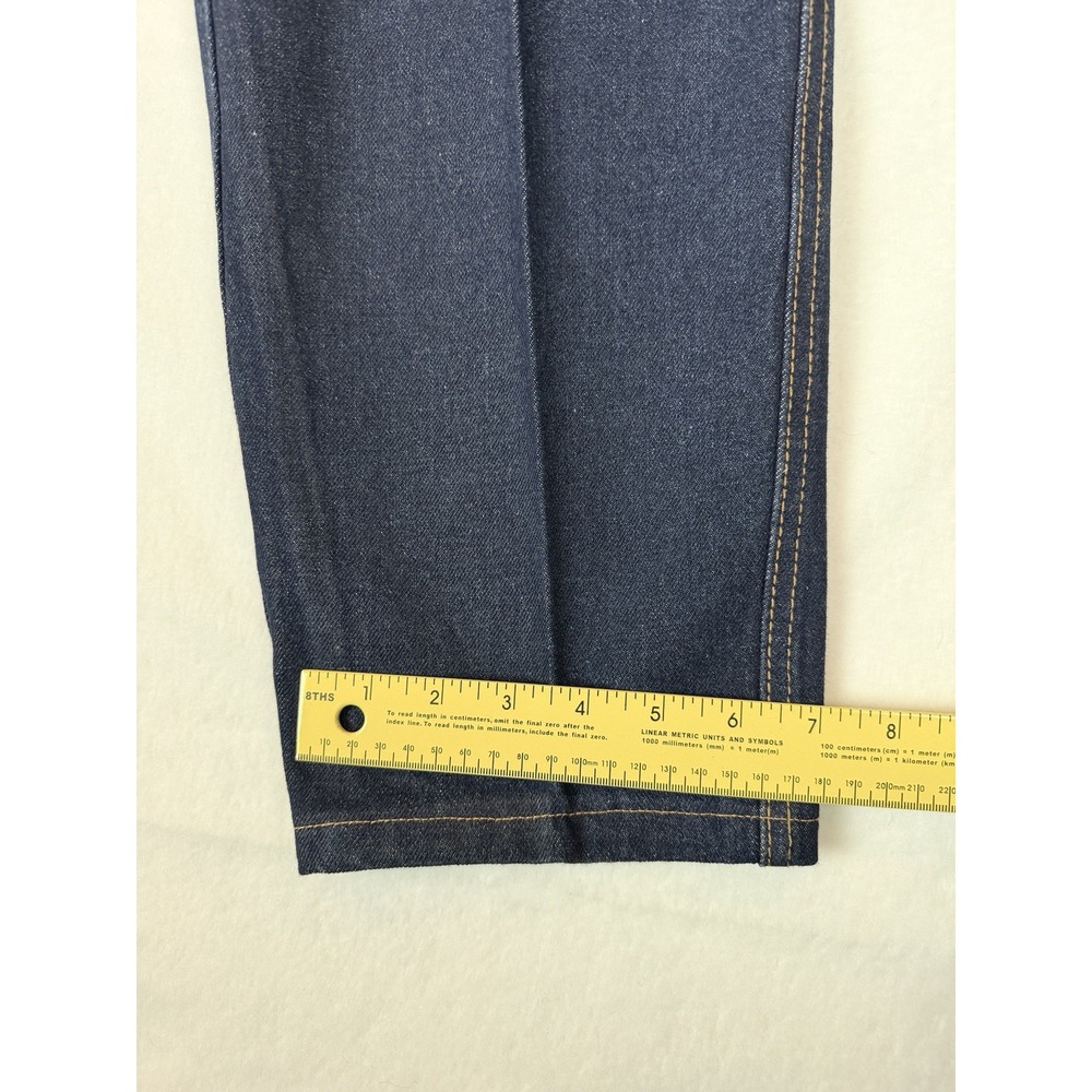 Vintage Mom Jeans Womens 8 High Rise Medium Wash USA Made Tapered Denim - Picture 7 of 9